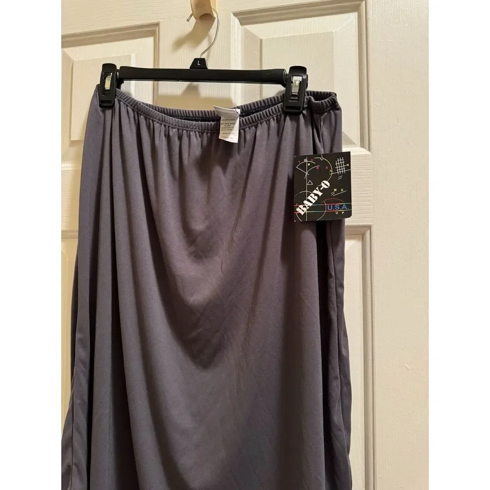 Vintage 80-90's NWT Baby O Gray Skirt Size 20‎ Made In USA New Old Stock